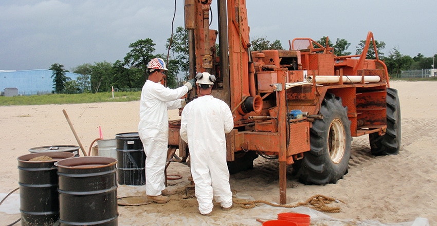 Soil Borings and Monitoring Well Installation Vineland Chemical Company Superfund Site